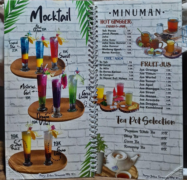 menu bali ndeso