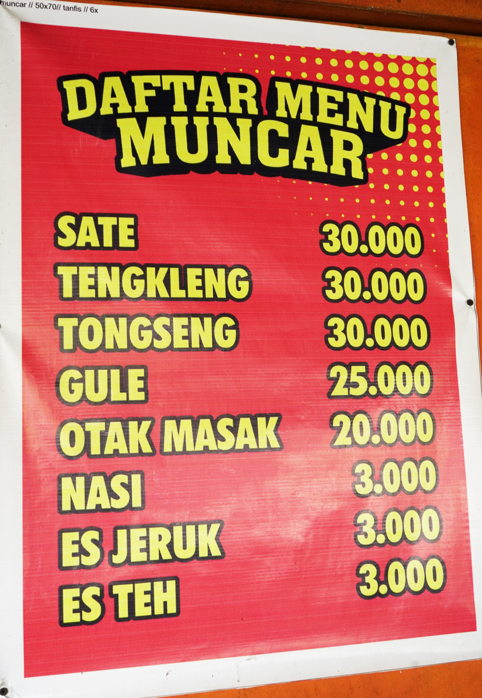 Warung Sate Kambing Muncar